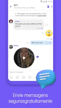 Viber Messenger: anlık mesajlaşma, görüntülü arama Screen Shot 0