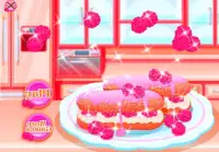 cooking games : raspberry eclairs Screen Shot 3