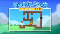 Greedy Apple Worm Puzzle Screen Shot 0