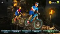 ダウンヒルスーパーヒーローキッズ自転車ライダー：MTBサイクル Screen Shot 5