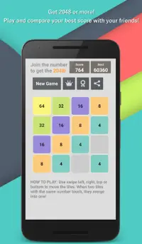 2048 Puzzle Free Screen Shot 0
