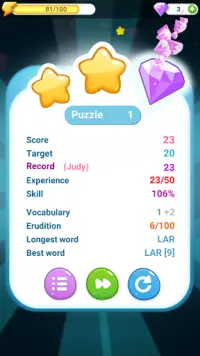 Erudit 3D Puzzle - Offline Words Game Screen Shot 2