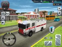 Fire Truck Simulator: Emergency Rescue Code 3D Screen Shot 9