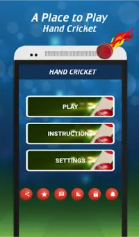 Hand Cricket Game Offline: Ultimate Cricket Fun Screen Shot 0