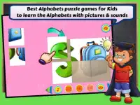 Alphabets Learning Puzzles Screen Shot 1