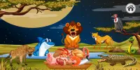 Puzzles pour enfants, nourrir les animaux, anglais Screen Shot 15