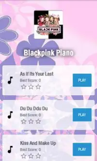 Black Pink Piano Screen Shot 1