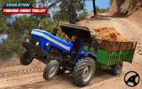 Tractor Trolley Farming Drive Screen Shot 2