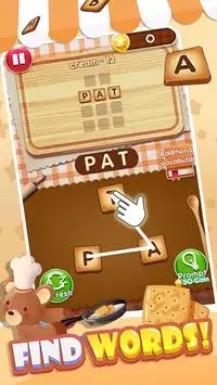 Word Game - Bear Bakery Screen Shot 1