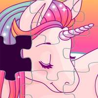 Puzzle Jigsaw for Unicorn pony of Little Kids