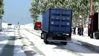 Truck Diver Cargo Simulation - Winter Snow Weather Screen Shot 2