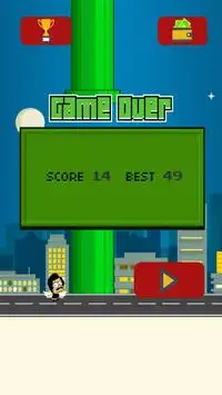 Flappy Pablo Game Screen Shot 2