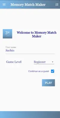 Memory Match Maker Screen Shot 0