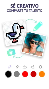 PixelBook: Pixel art y pinta por números Screen Shot 4