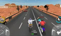 Bike Attack Race Highway Tricky Stunt Rider Screen Shot 4