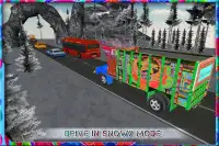 माल ट्रक चलाना 3 डी खेल Screen Shot 21