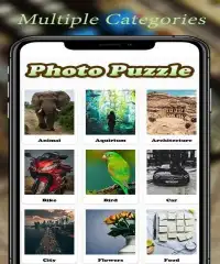 포토퍼즐 ( Photo Puzzle ) - 사진 퍼즐 맞추기 게임 Screen Shot 1