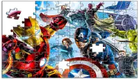 Jigsaw Superheroes Puzzle Game Screen Shot 0