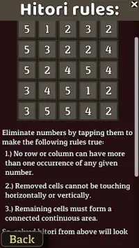 Hitori - 1000 Logic puzzles with numbers Screen Shot 6