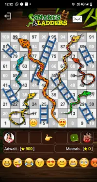 Snakes & Ladders Online Game Screen Shot 1