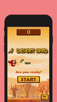 Desert Bird: Infinite Flap Screen Shot 0