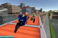 Fun Kids Bike Stunts Roof Top Screen Shot 3