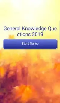 General Knowledge Questions 2019 Screen Shot 0