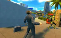 Green Robotic Rope Hero - Real Gangster Crime City Screen Shot 3