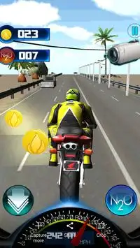 Night Racing Moto Fever 3D Screen Shot 3