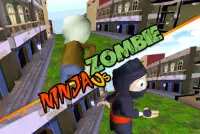 3D Zombie VS Ninja Sufers Run Screen Shot 0