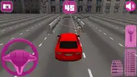 Chica  coche  Parking 3D Screen Shot 2