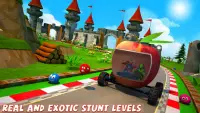 Superhero Fruit Car Racing- New Fun Kids Games Screen Shot 0
