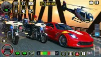Bike Chase 3D Police Car Games Screen Shot 4