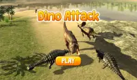 Атака Дино: динозавр игры Screen Shot 16