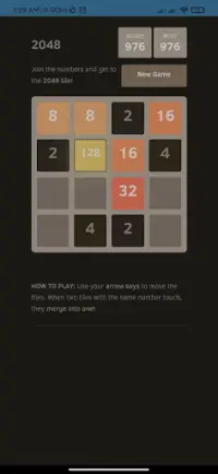 2048 2021 Screen Shot 1