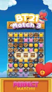 BT21 Match 3 Puzzle Screen Shot 1