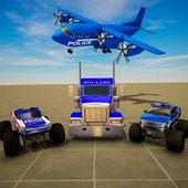 polizei monster truck fracht: transport simulator