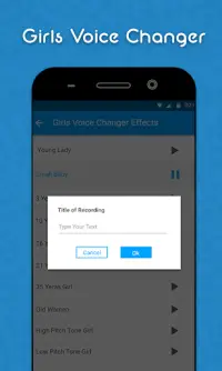 Girls Voice Changer - Edit Pitch & Sounds Updates Screen Shot 5