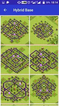 COC Base Map for TH7 Screen Shot 3