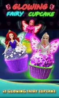 Magic Fairy Cupcakes! Glow In The Dark Cupcake Screen Shot 0