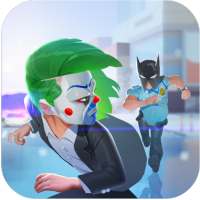 Joker Clown Endless Run: Escape Bat Man Police
