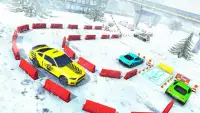 雪のタクシー駐車Sim 3D 2017 Screen Shot 6