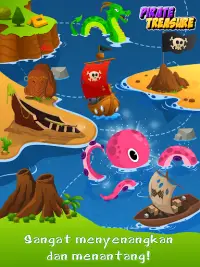 Harta Karun Bajak Laut 💎 Permainan Mencocokkan 3 Screen Shot 9