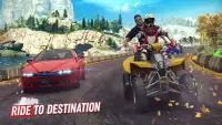 Внедорожный ATV Такси Велосипед верховая езда Игра Screen Shot 3