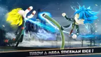 Stickman héroe del dragón de combate Screen Shot 2