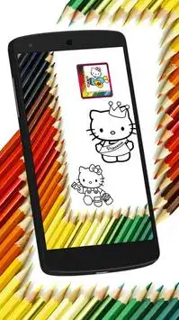 Coloring Book for Kitty Cat Screen Shot 0