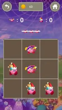 Kirby Star Alias Tic Tac Teo - XO Screen Shot 1