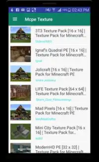 Craft Texture Packs for Minecraft PE Screen Shot 0