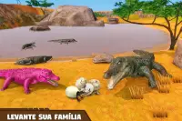 simulador de família de crocodilo 2021 Screen Shot 11