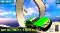 Racing Car Stunts : Mega Ramp car stunt races Screen Shot 0